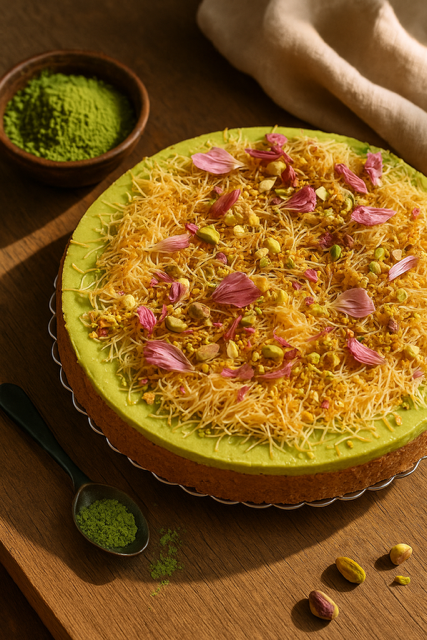 Dairy Matcha Cheesecake